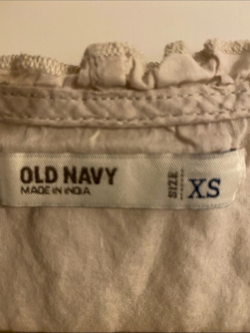 Old Navy Pintuck Peasant Blouse - Picture 3 of 3